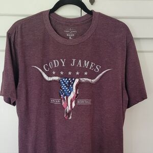 Cody James Maroon Short-Sleeve Graphic Tee